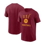 USC Trojans Men's Nike Cardinal Cotton Basketball Icon T-Shirt